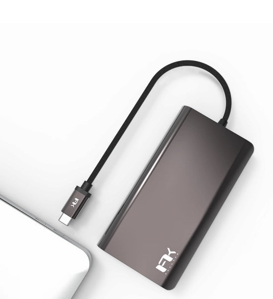 Buy Feeltek Portable 8 in 1 USB-C Hub from Vmart in Pakistan