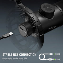 Buy FiFine K658 RGB USB Dynamic Cardioid Microphone from Vmart in Pakistan