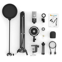 Buy FiFine T670 Studio Condenser USB Microphone with Arm Stand from Vmart in Pakistan