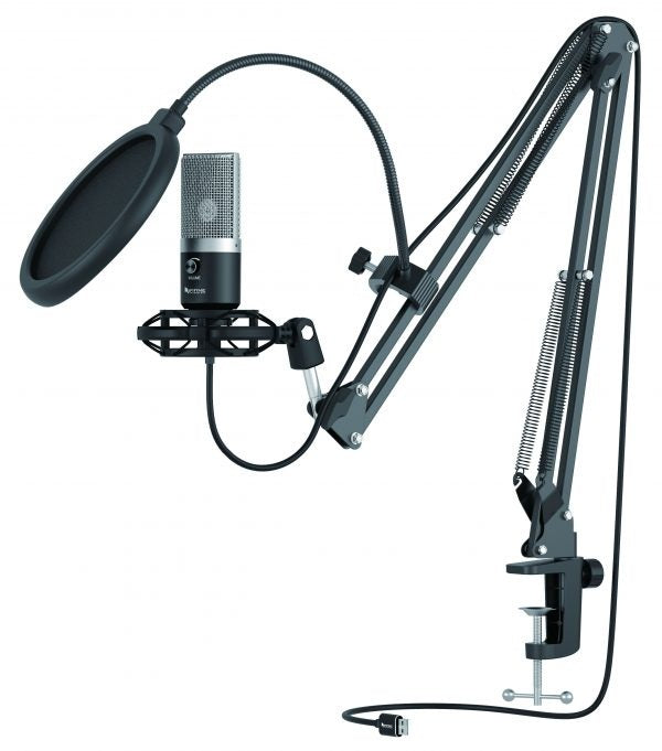 Buy FiFine T670 Studio Condenser USB Microphone with Arm Stand from Vmart in Pakistan
