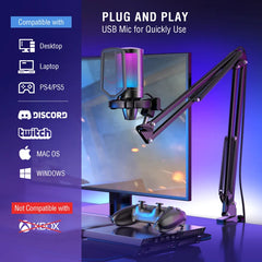 Buy FiFine A6T AmpliGame RGB USB Microphone from Vmart in Pakistan
