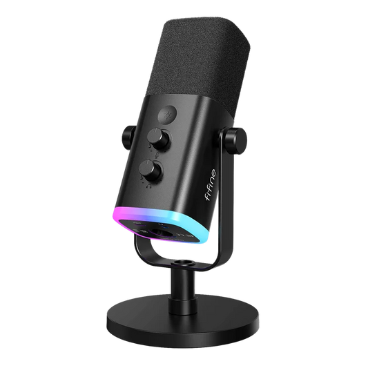 Buy FiFine AmpliGame AM8 USB/XLR Dynamic Microphone with RGB from Vmart in Pakistan