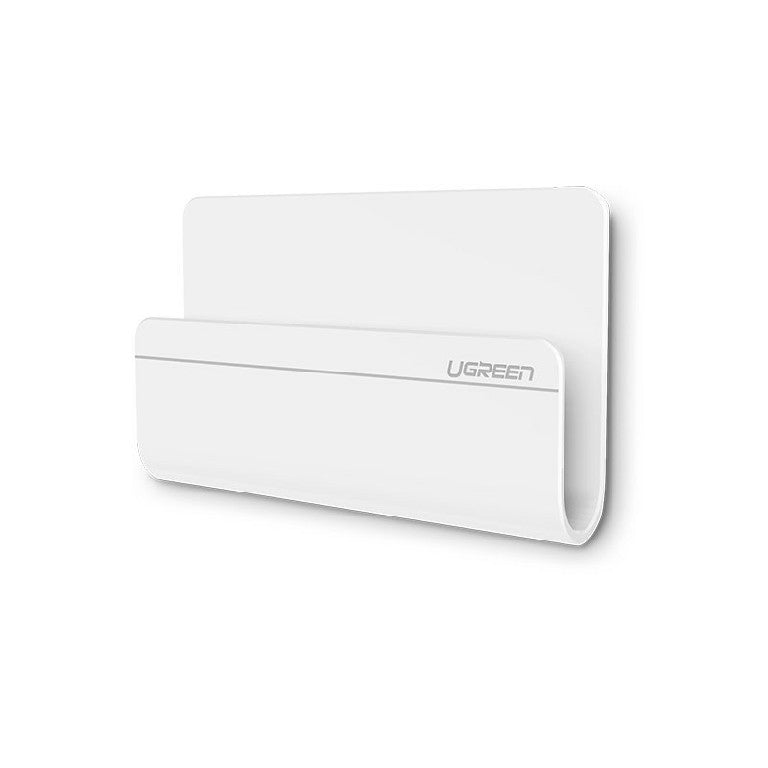 Buy Ugreen Wall Mount Phone Holder with Adhesive Strips - White from Vmart in Pakistan