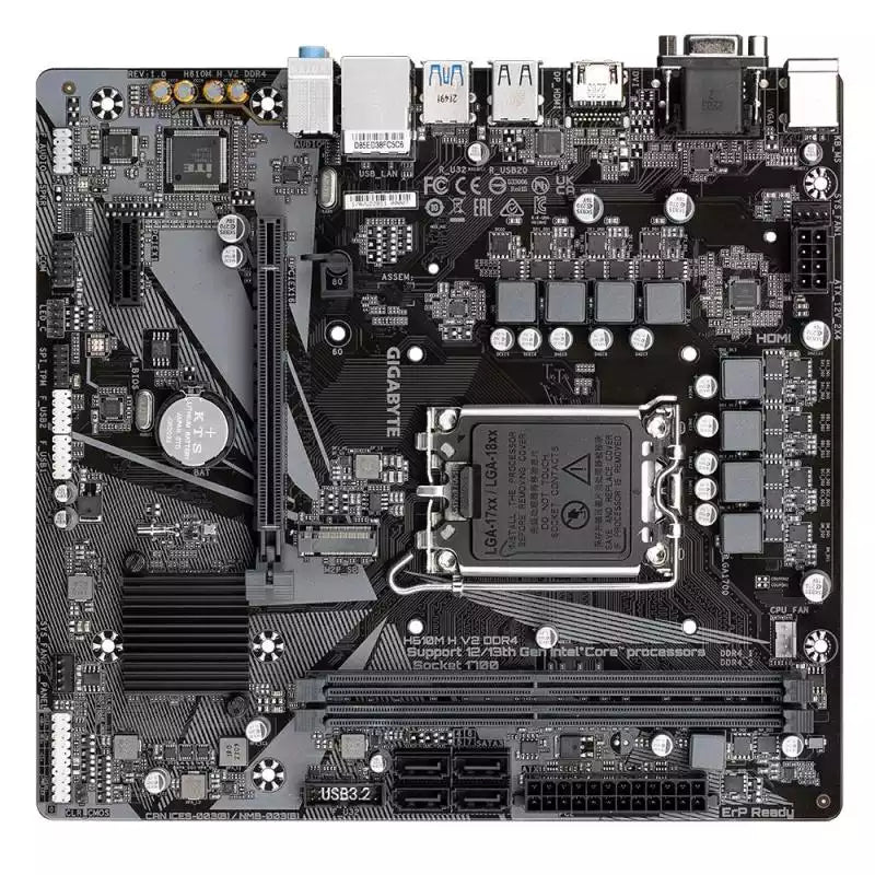 Buy Gigabyte H610M H V2 DDR4 (rev. 1.0) Motherboard from Vmart in Pakistan