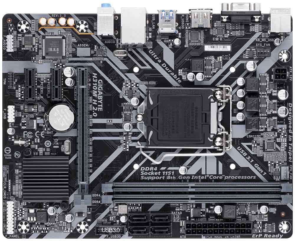 Buy Gigabyte H310M H 2.0 (Rev 1.0) - Motherboard from Vmart in Pakistan