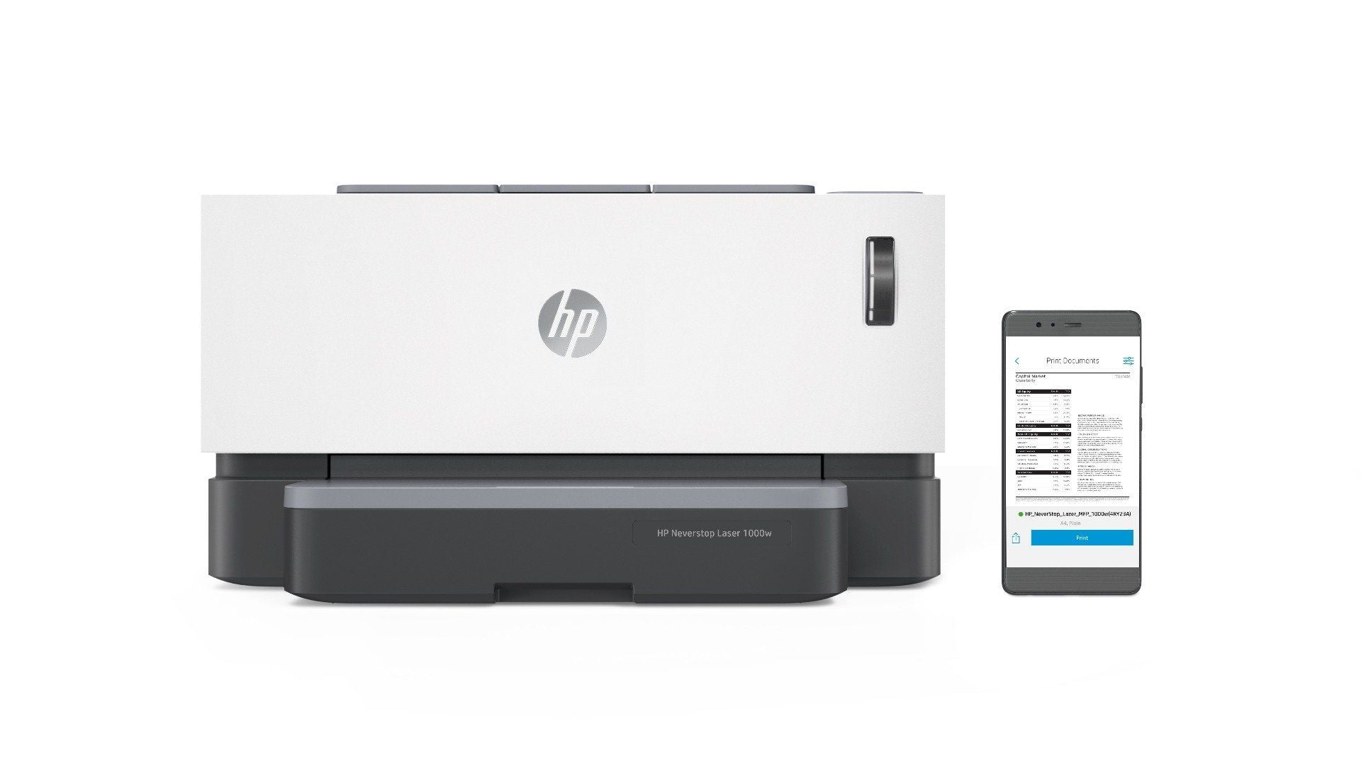 Buy HP Neverstop Laser 1000w Printer - Black and White from Vmart in Pakistan