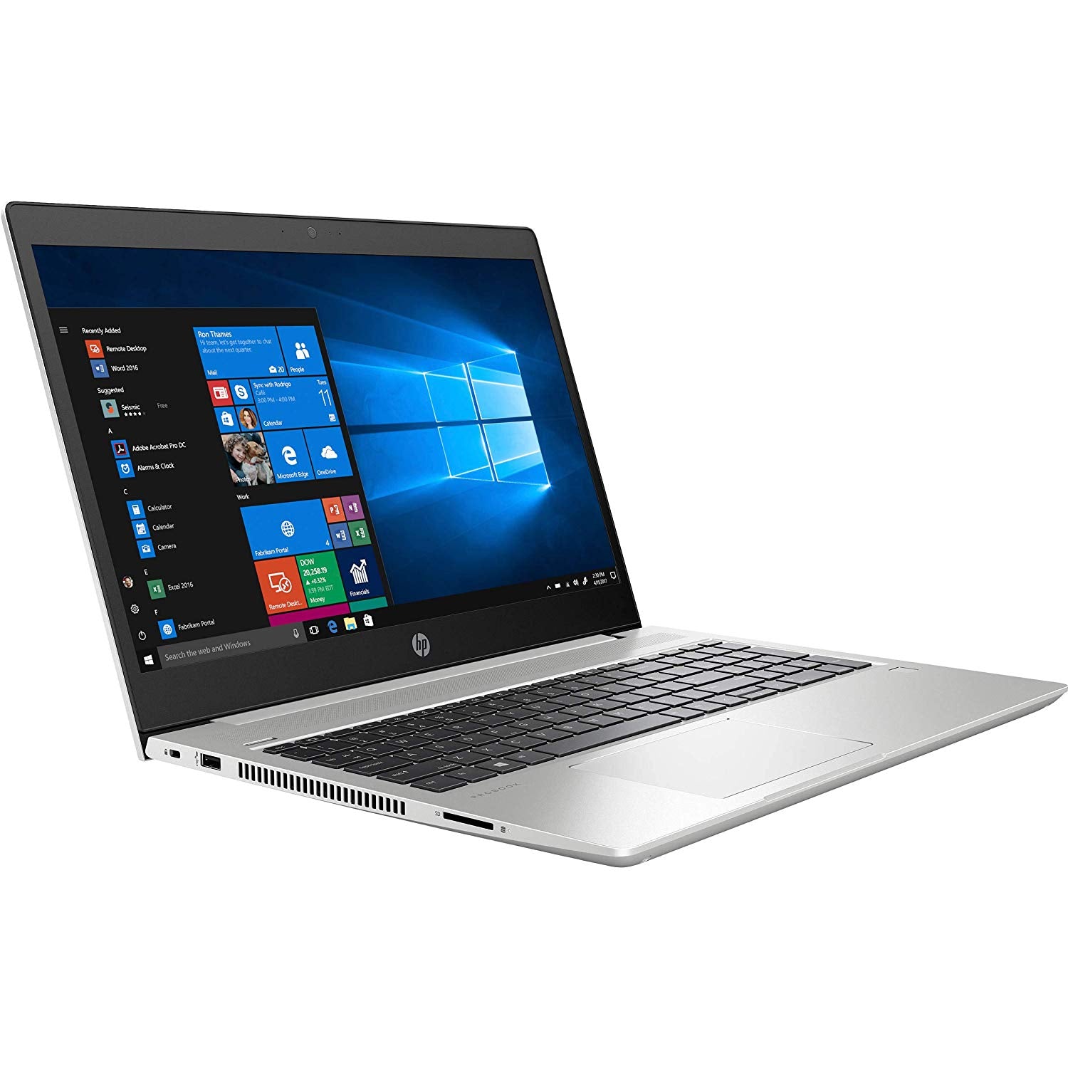 Buy HP ProBook 450 G6 Notebook - 8th Gen Ci5, 4GB DDR4, 500GB HDD, DOS - (Silver) from Vmart in Pakistan