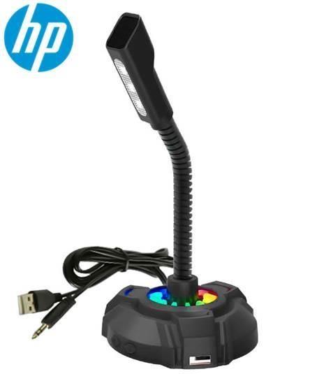 Buy HP DHP-1100C Gaming Desktop Microphone With RGB LIght from Vmart in Pakistan