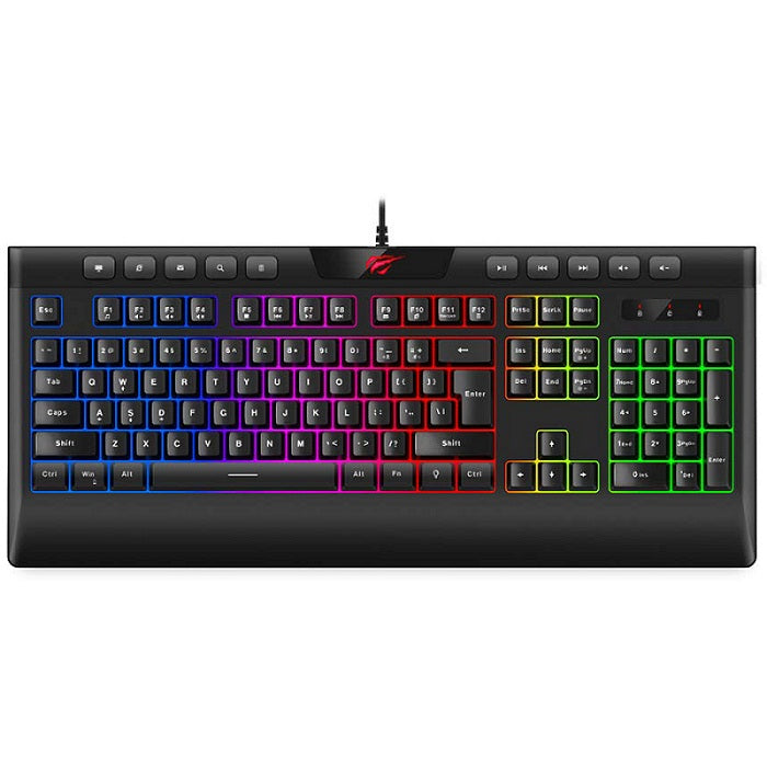 Buy Havit KB487L RGB Gaming Keyboard Membrane Switch from Vmart in Pakistan