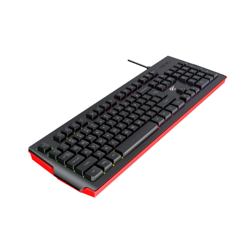 Buy Havit KB866L Multi function Backlit Keyboard - Black+Red from Vmart in Pakistan