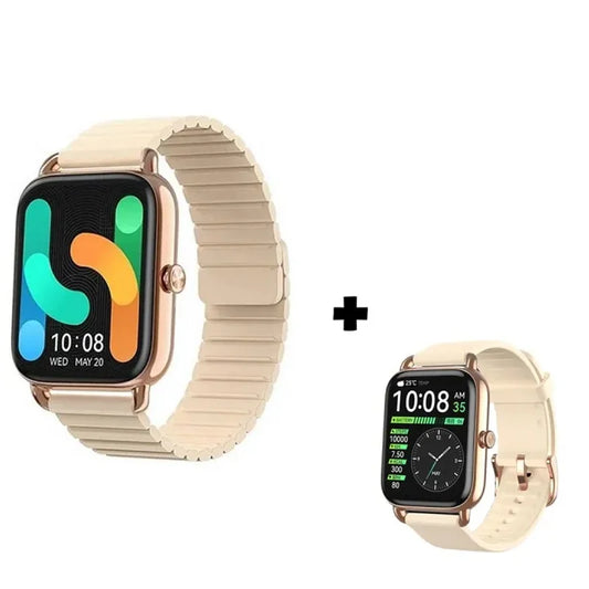 Buy Haylou RS4 Plus Smart Watch with Dual Strap Gold from Vmart in Pakistan