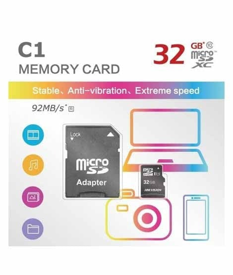 Buy HikVision C1 32GB Micro SD Memory Card from Vmart in Pakistan