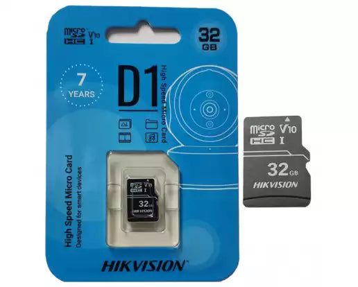Buy Hikvision 32GB D1 High Speed MicroSD Card from Vmart in Pakistan