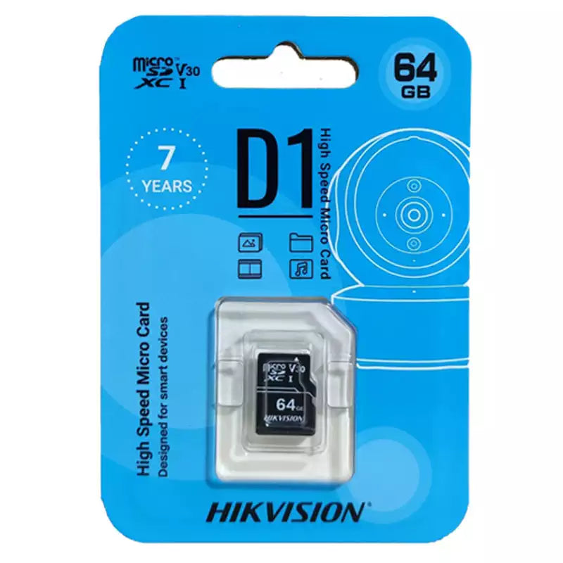 Buy Hikvision 64GB D1 High Speed MicroSD Card from Vmart in Pakistan