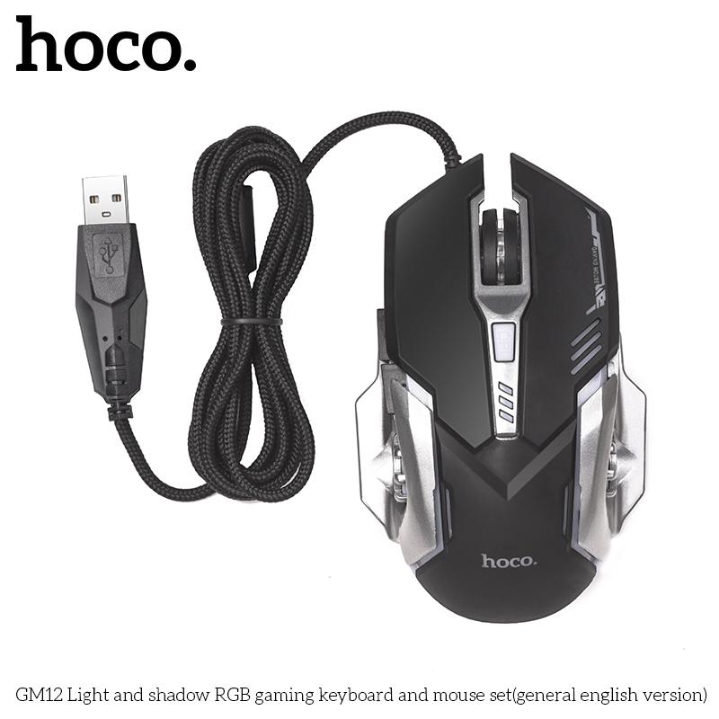 Buy Hoco GM12 Wired Gaming Keyboard Mouse Combo from Vmart in Pakistan
