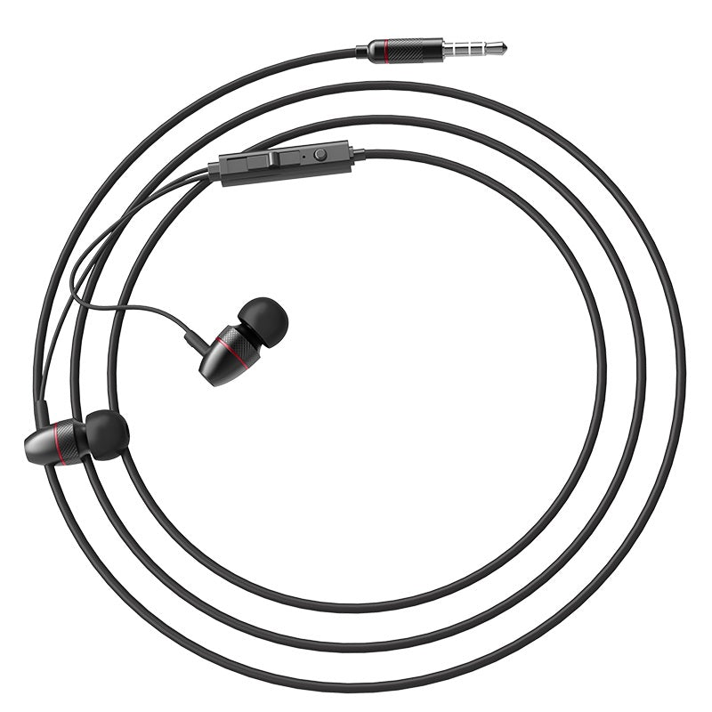 Buy Hoco M59 Magnificent Universal Earphones - Black from Vmart in Pakistan