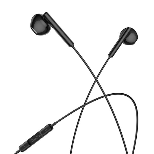 Buy Hoco M64 Melodious Wired Earphones 3.5mm with Microphone - Black from Vmart in Pakistan