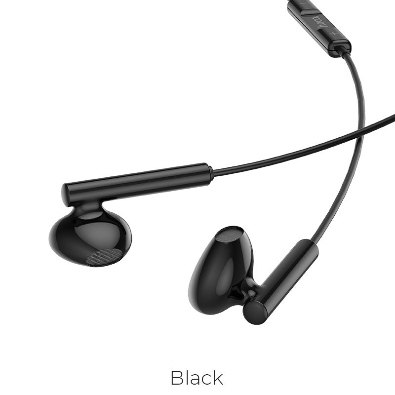 Buy Hoco M64 Melodious Wired Earphones 3.5mm with Microphone - Black from Vmart in Pakistan