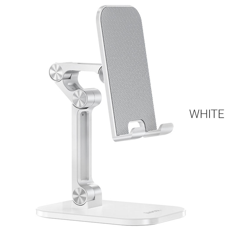 Buy Hoco PH34 Excelente Folding Tabletop Holder - White from Vmart in Pakistan