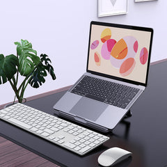 Buy Hoco PH37 Excellent Folding Desktop Laptop Stand - Silver from Vmart in Pakistan
