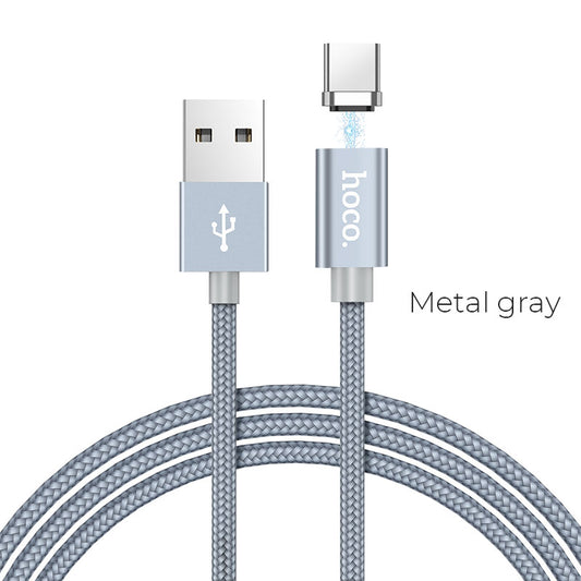 Buy Hoco U40A Magnetic Adsorption Type-C Charging Cable from Vmart in Pakistan