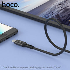 Buy Hoco U79 Admirable Smart Power Off Charging Data Cable For Type-C from Vmart in Pakistan