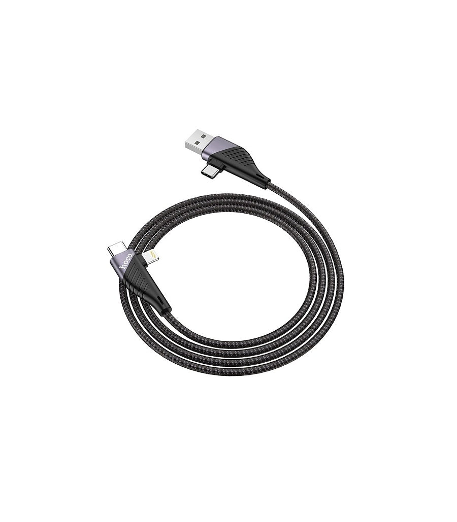 Buy Hoco U95 4 In 1 Multifunction PD Fast Charging Data Cable from Vmart in Pakistan
