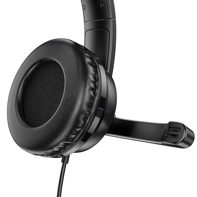 Buy Hoco W103 Magic Tour Wired Gaming Headset - Black from Vmart in Pakistan