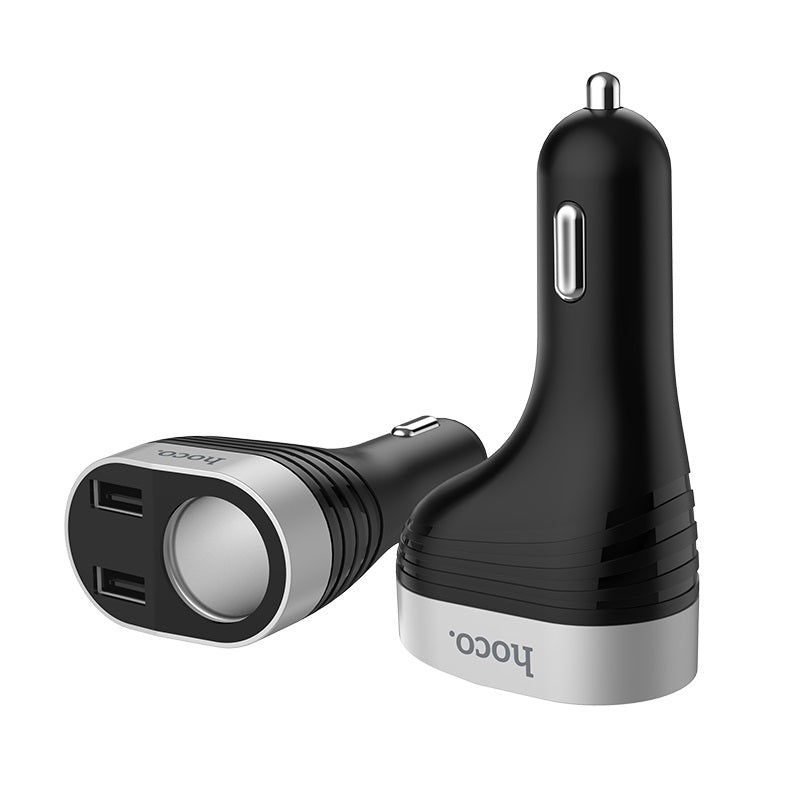 Buy Hoco Z29 Regal Digital Display Dual USB Car Charger from Vmart in Pakistan