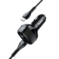 Buy Hoco Z36 Leader Car Charger Dual Port Set with Type-C Cable from Vmart in Pakistan