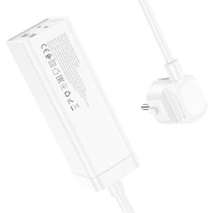Buy Hoco AC10A Barry PD65W GaN+QC3.0+1 Socket Power strip EU White from Vmart in Pakistan