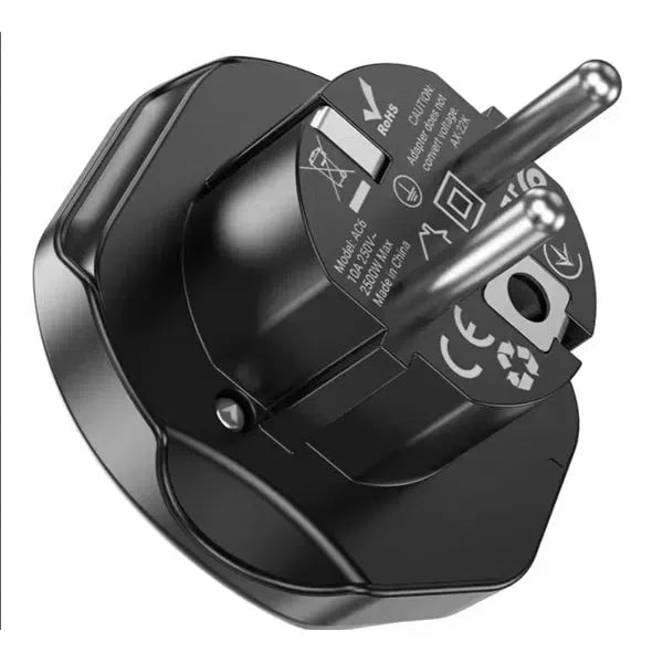 Buy Hoco AC6 Universal Conversion Plug EU Black from Vmart in Pakistan