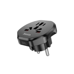 Buy Hoco AC6 Universal Conversion Plug EU Black from Vmart in Pakistan