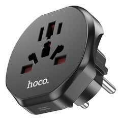 Buy Hoco AC6 Universal Conversion Plug EU Black from Vmart in Pakistan