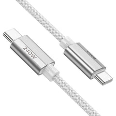 Buy Hoco U134 Primero Type-C to Type-C PD 240W Fast Charge Cable 1.8m Gray from Vmart in Pakistan
