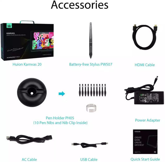 Buy Huion Kamvas 20 Drawing Tablet from Vmart in Pakistan