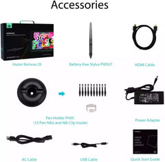 Buy Huion Kamvas 20 Drawing Tablet from Vmart in Pakistan