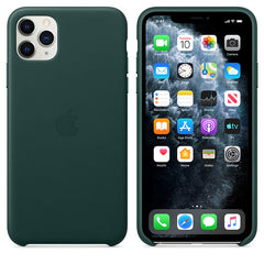 Buy Apple iPhone 11 Pro Max Leather Case - Forest Green from Vmart in Pakistan