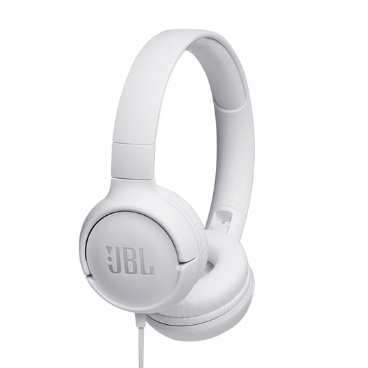 Buy JBL Tune 500 Wired On-Ear Headphones - White from Vmart in Pakistan