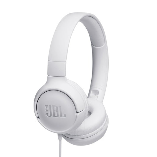 Buy JBL Tune 500 Wired On-Ear Headphones - White from Vmart in Pakistan