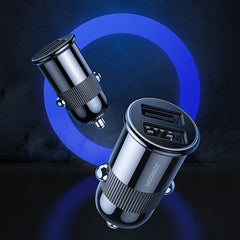Buy Joyroom C-A06 3.1A Mini Dual-Port Fast Charging Smart Car Charger - White from Vmart in Pakistan