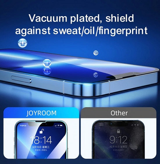 Buy Joyroom HD Tempered Glass Screen Protector with Tray for iPhone 12 Pro Max - 2 Pack from Vmart in Pakistan