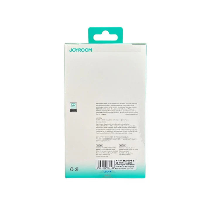 Buy Joyroom JR-16XD8 Magnetic Protective Phone Case for iPhone 16 Pro Max - Transparent from Vmart in Pakistan