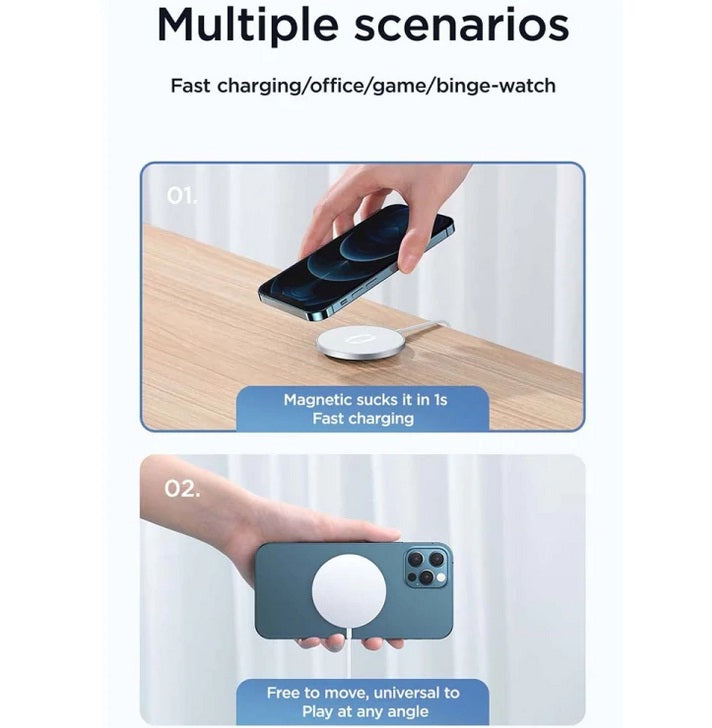 Buy Joyroom JR-A32 15W Wireless Magnetic Phone Charger from Vmart in Pakistan