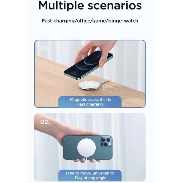 Buy Joyroom JR-A32 15W Wireless Magnetic Phone Charger from Vmart in Pakistan