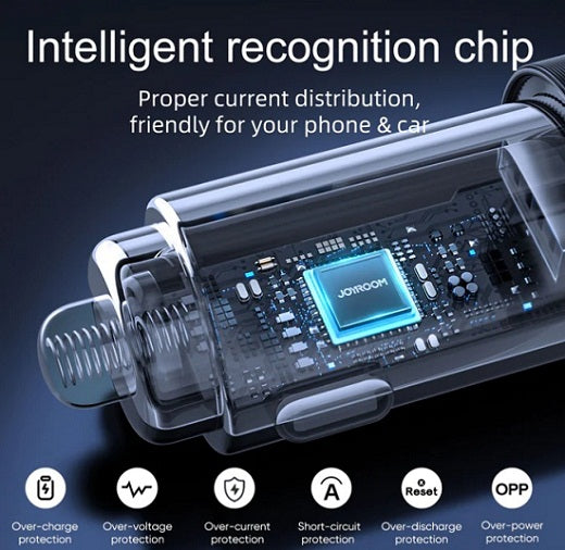 Buy Joyroom JR-CL10 4.8A Dual-port USB Car Charger from Vmart in Pakistan