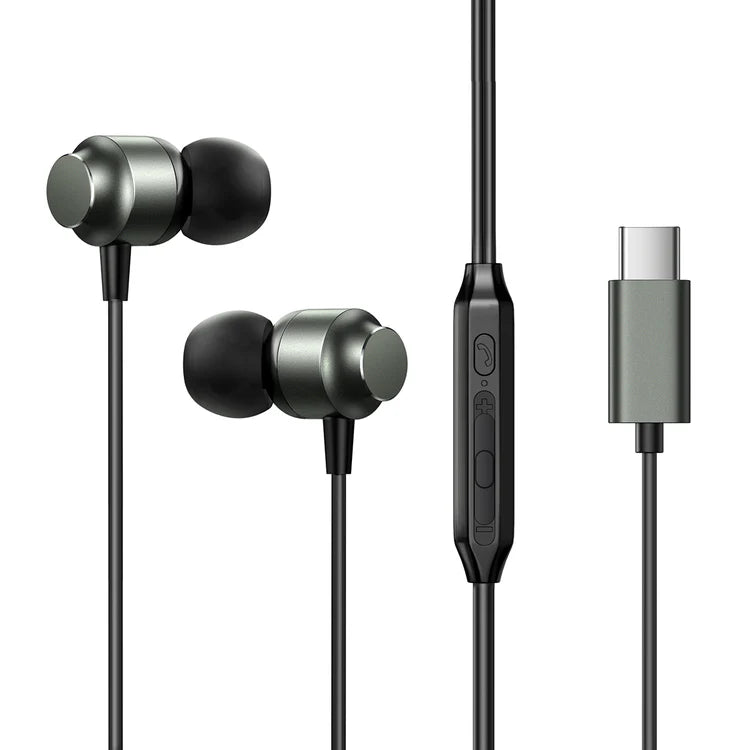 Buy Joyroom JR-EC06 Type-C Series In-Ear Metal Wired Earbuds from Vmart in Pakistan