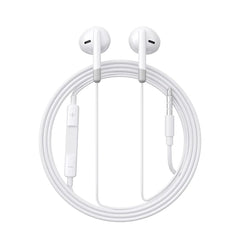 Buy Joyroom JR-EW01 Wired Series Half In-Ear Wired Earphones - White from Vmart in Pakistan