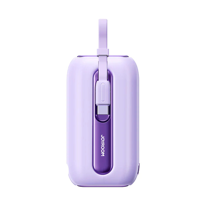 Buy Joyroom JR-L012 Colorful Series mini Power Bank with Dual Cables 10000mAh - Purple from Vmart in Pakistan