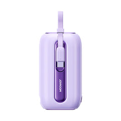 Buy Joyroom JR-L012 Colorful Series mini Power Bank with Dual Cables 10000mAh - Purple from Vmart in Pakistan
